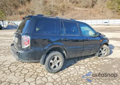 2007 Honda Pilot Ex z USA, uszkodzony, nr VIN 5FNYF18427B027078